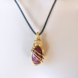 Genuine Ruby Pendant Necklace